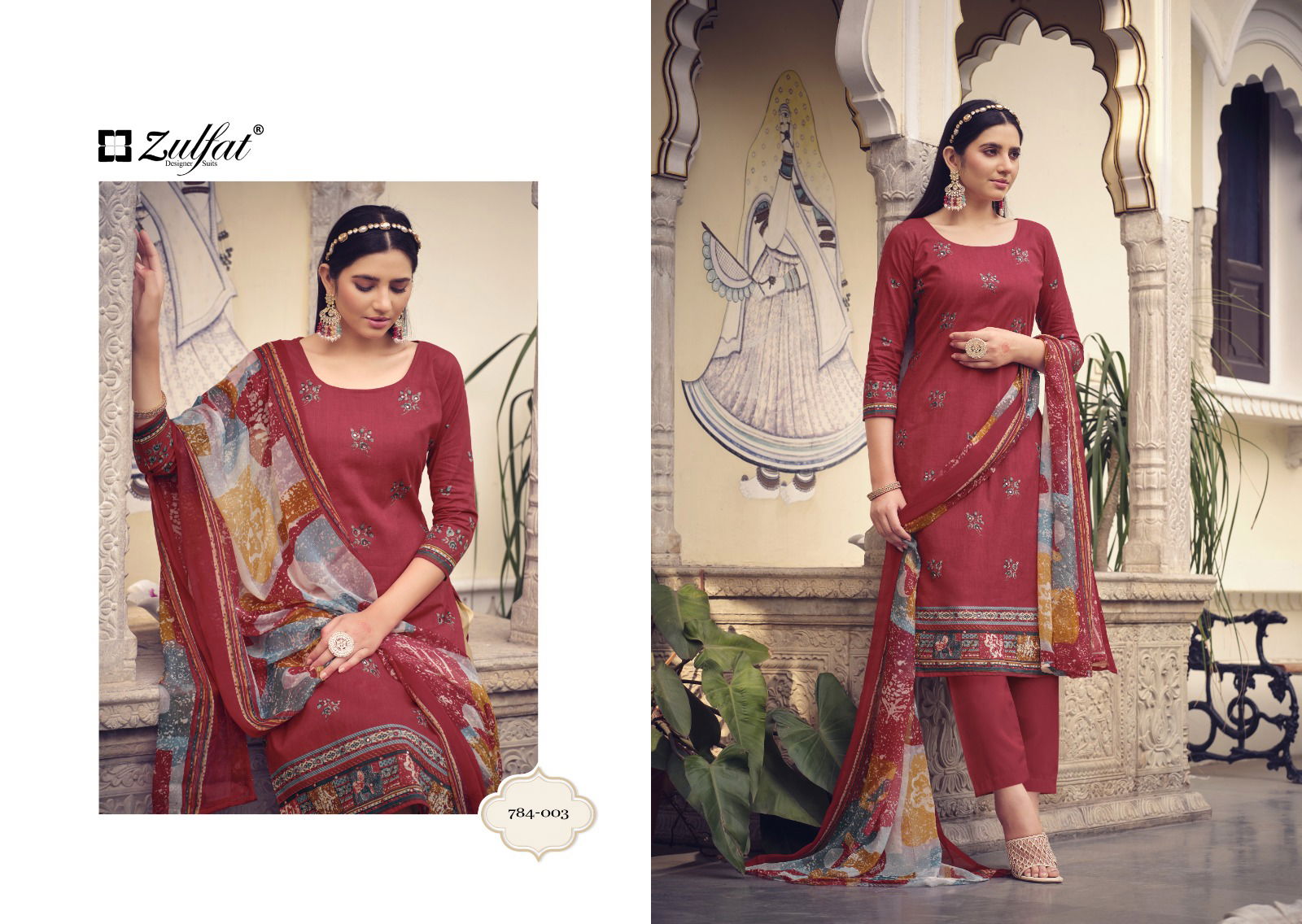 Tamanna Vol 3 By Zulfat Cotton Dress Material Catalog